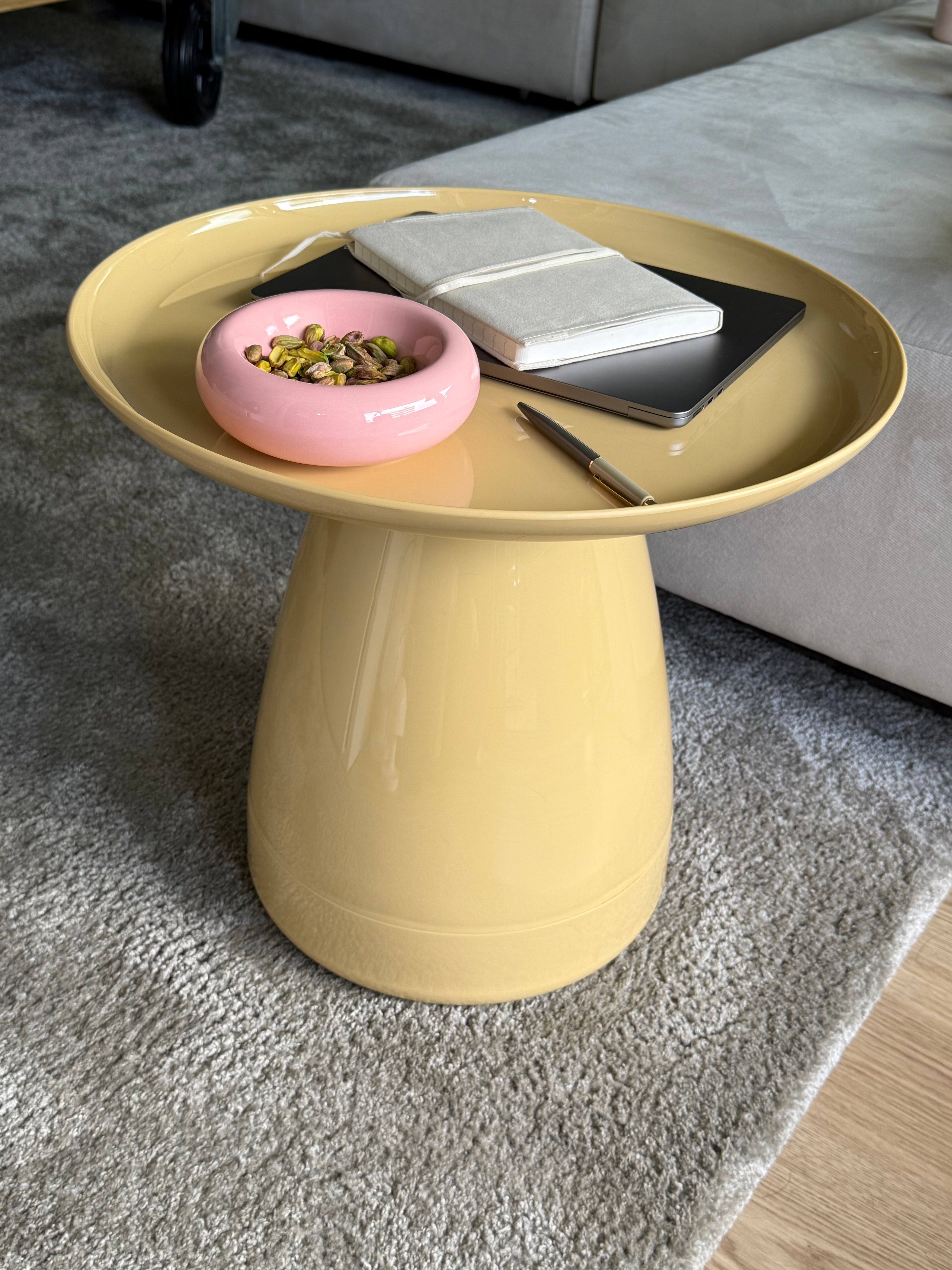 Creamy Side Table