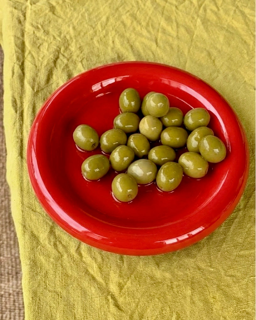 Pastelito Plate - Red